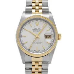 ROLEX DATEJUST 16233 SILVER WATCH 678436