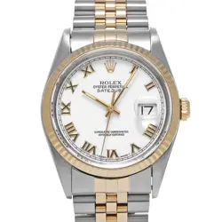 ROLEX DATEJUST 16233 WHITE WATCH 681373