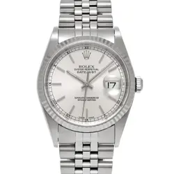 ROLEX DATEJUST 16234 SILVER WATCH 682861