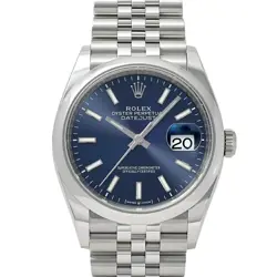 ROLEX 126200 BLUE MEN'S USED WATCH #711728