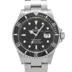 ROLEX SUBMARINER DATE 16610 BLACK CASE SIZE 40×40MM MEN'S USED WATCH #777728