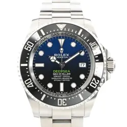 ROLEX DEEP SEA 136660 BLUE CASE SIZE 44MM MEN'S USED WATCH #711328