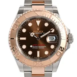 ROLEX YACHT-MASTER 40 126621 BROWN CASE SIZE 40MM MEN'S USED WATCH #73828
