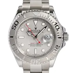 ROLEX YACHT-MASTER ROLESIUM 16622 GRAY CASE SIZE 40MM MEN'S USED WATCH #753028