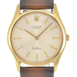ROLEX CHERINI 3804 VINTAGE K18YG CAL.1600 HAND WINDING MEN'S WATCH A#141535