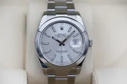 ROLEX 126300 SILVER DATEJUST 41MM 2018