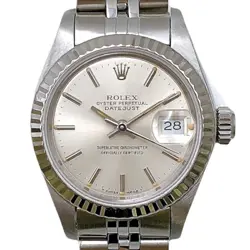 ROLEX DATEJUST 69174 SILVER CASE SIZE 26MM LADIES USED WATCH #714628