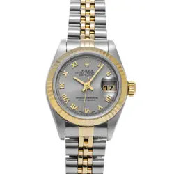 ROLEX DATEJUST 69173 GRAY CASE SIZE 26×26MM LADIES USED WATCH #765128