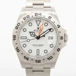ROLEX EXPLORER II 216570 SS SS AT WHITE DIAL