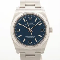 ROLEX OYSTER PERPETUAL 116000 SS SS AT BLUE-FACE 1 EXTRA LINK