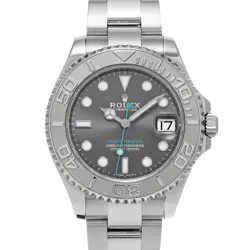 ROLEX YACHT-MASTER 37 268622 GRAY CASE SIZE 37×37MM UNISEX USED WATCH #71328