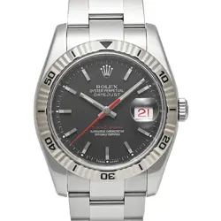 ROLEX DATEJUST 116264 BLACK CASE SIZE 36MM X 36MM MEN'S USED WATCH #711428