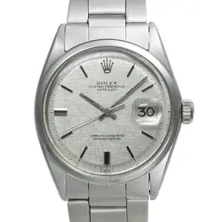 ROLEX DATEJUST 1600 SILVER CASE SIZE 36MM X 36MM MEN'S USED WATCH #721828