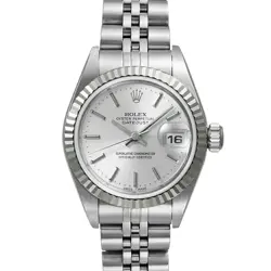 ROLEX DATEJUST 79174 SILVER CASE SIZE 26MM X 26MM LADIES USED WATCH #7511028