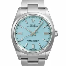 ROLEX OYSTER PERPETUAL 126000 BLUE UNISEX USED WATCH #741028