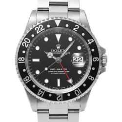 ROLEX GMT-MASTER 16700 BLACK CASE SIZE 40MM X 40MM MEN'S USED WATCH #722028
