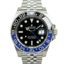 ROLEX GMT-MASTER II 126710BLNR BLACK MEN'S USED WATCH #742128