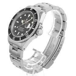 ROLEX SUBMARINER DATE 16610 BLACK ALL TRITIUM T 291034