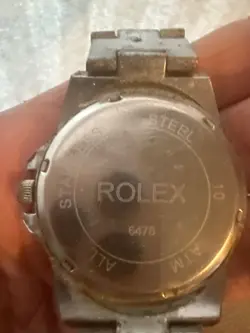 ROLEX MENS WATCH SUBMARINER BLACK DIAL AUTOMATIC