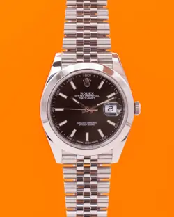 ROLEX DATEJUST 41MM 126300 BLACK DIAL JUBILEE SMOOTH BEZEL 2018
