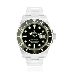 ROLEX STAINLESS STEEL SUBMARINER 41MM BLACK / BLACK