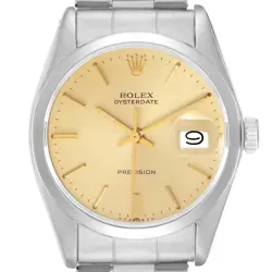 ROLEX OYSTERDATE PRECISION VINTAGE STEEL MENS WATCH 6694
