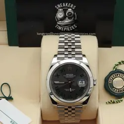 ROLEX DATEJUST 41 126300 WIMBLEDON SMOOTH JUBILEE NEW 2025 COMPLETE FULL SET