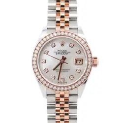 ROLEX DATEJUST 28MM MOP DIAL WATCH 279381RBR ROSE GOLD