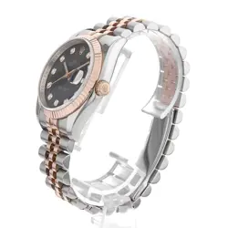 ROLEX DATEJUST 10P DIAMOND 116231G BLACK 520223