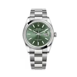 ROLEX DATEJUST 126200-0024 MINT GREEN DIAL STAINLESS STEEL OYSTER BRACELET 2022