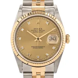 ROLEX DATEJUST 16233G S NUMBER YELLOW A 123186