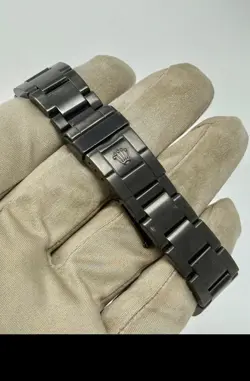 Rolex Explorer 16570 Steel Oyster Bracelet with Steel Bezel PVD coated 2005