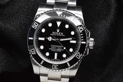 2015 ROLEX SUBMARINER NO DATE 40MM STAINLESS STEEL BLACK DIAL 114060 WITH CARD