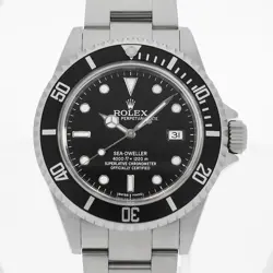 ROLEX SEA-DWELLER 16600 BLACK V NUMBER SECOND HAND MENS
