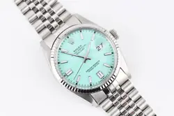 ROLEX DATEJUST REF.16014 STAINLESS STEEL & WHITE GOLD 36MM TIFFANY BLUE DIAL