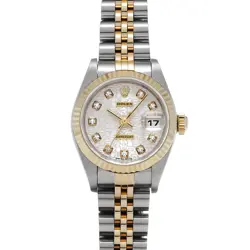 ROLEX DATEJUST 79173G SILVER COMPUTER/DIAMOND WATCH 683686