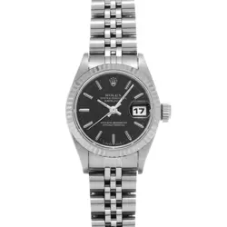 ROLEX DATEJUST 69174 BLACK WATCH 678079