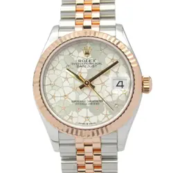 ROLEX DATEJUST 31 WRIST WATCH 278271 AUTOMATIC 18KPG GOLD SS USED WOMEN