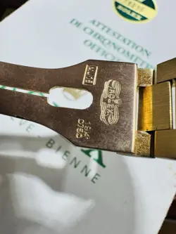 Rolex 18K Day-Date President Ref 18038 Factory Diamond Dial 36mm Mens Watch!