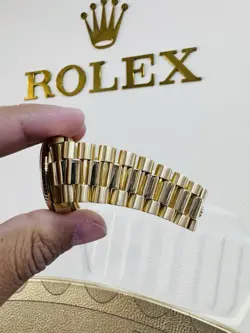 Rolex 18K Day-Date President Ref 18038 Factory Diamond Dial 36mm Mens Watch!