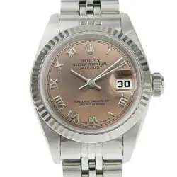 ROLEX DATEJUST 69174 PINK SS/WG 26MM #018