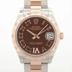 ROLEX DATEJUST 278341RBR SS×PG SS×PG AT CHOCOLATE-FACE 3 EXTRA LINKS