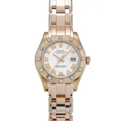 ROLEX DATEJUST PEARLMASTER 80315 WHITE WATCH 680708