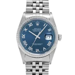ROLEX DATEJUST 16234 BLUE WATCH 681820