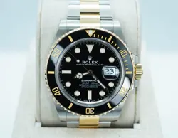 ROLEX 126613LN SUBMARINER YELLOW GOLD STEEL BLACK DIAL 2020 FULL SET