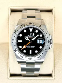 2022 ROLEX EXPLORER II 42MM 226570 STAINLESS STEEL BLACK DIAL