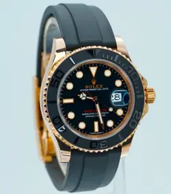 ROLEX YACHT-MASTER 40MM 116655 ROSE GOLD OYSTERFLEX BOXES/PAPERS!