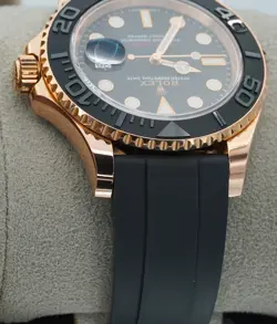Rolex Yacht-master 40mm 116655 Rose Gold Oysterflex BOXES/PAPERS!