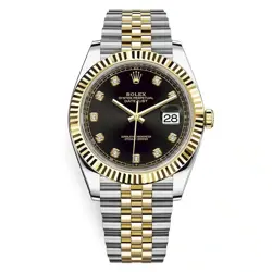 ROLEX DATEJUST 126333-0006 BLACK DIAMOND JUBILEE 41MM STEEL AND YELLOW GOLD 2018