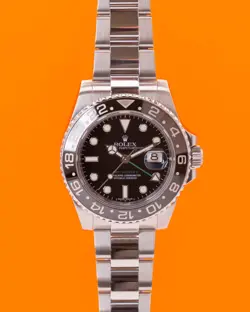 ROLEX GMT MASTER II 40MM 116710LN BLACK SERVICE NFC CARD ROLEX WARRANTY UNTIL 11